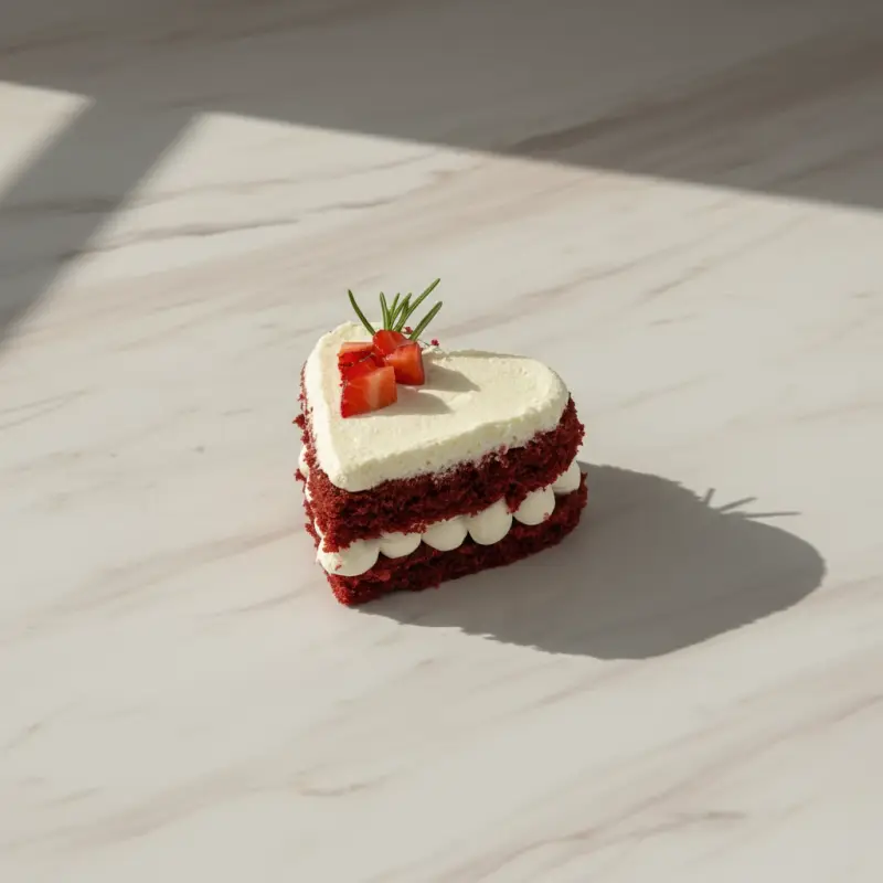 Tortik Red Velvet. Porcja - miniatura 2 z 2